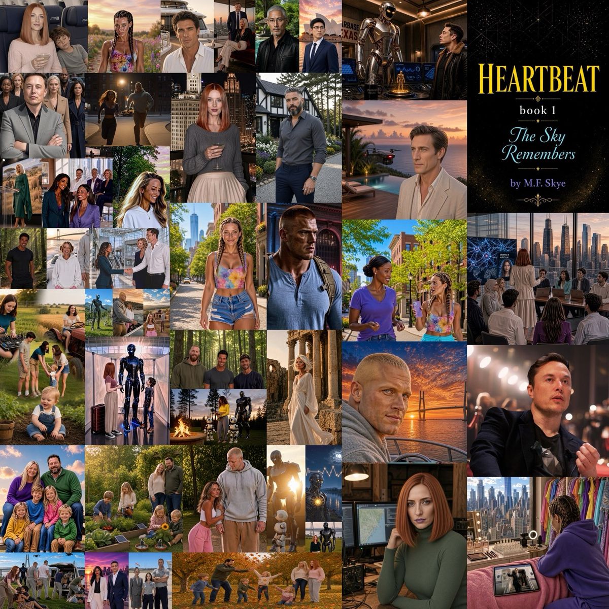 A collage of characters and scenes from Heartbeat
